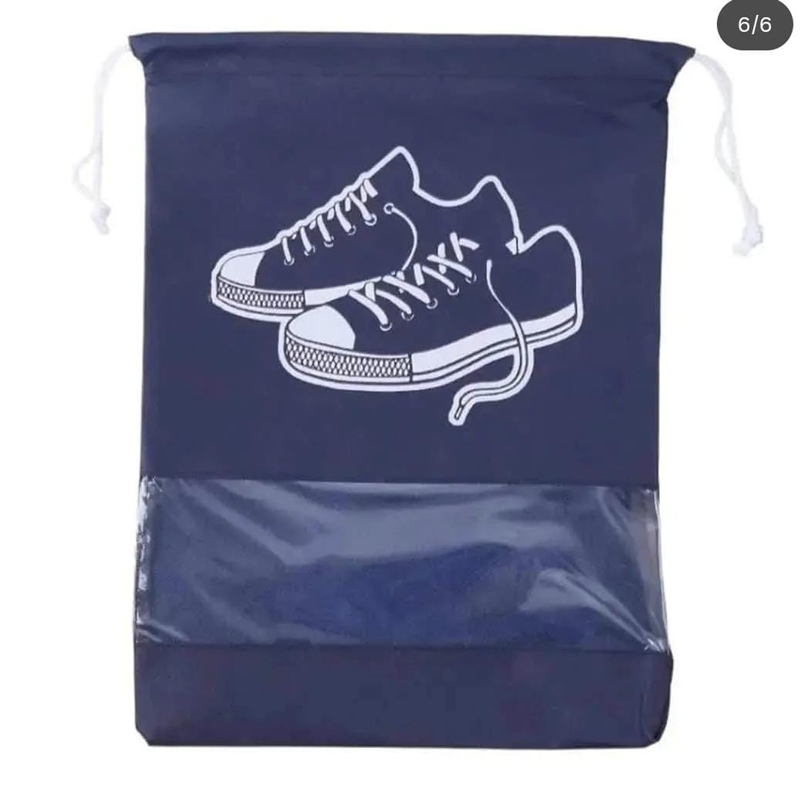 3pcs Non woven portable shoe storage bag image