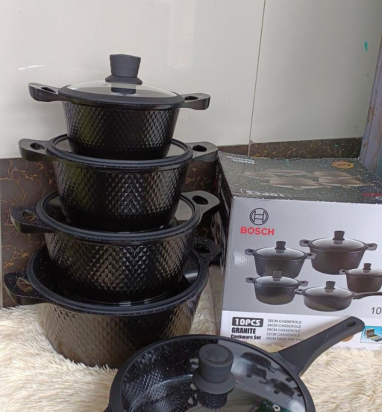 Bosch 11-Piece Granite Cookware Set image