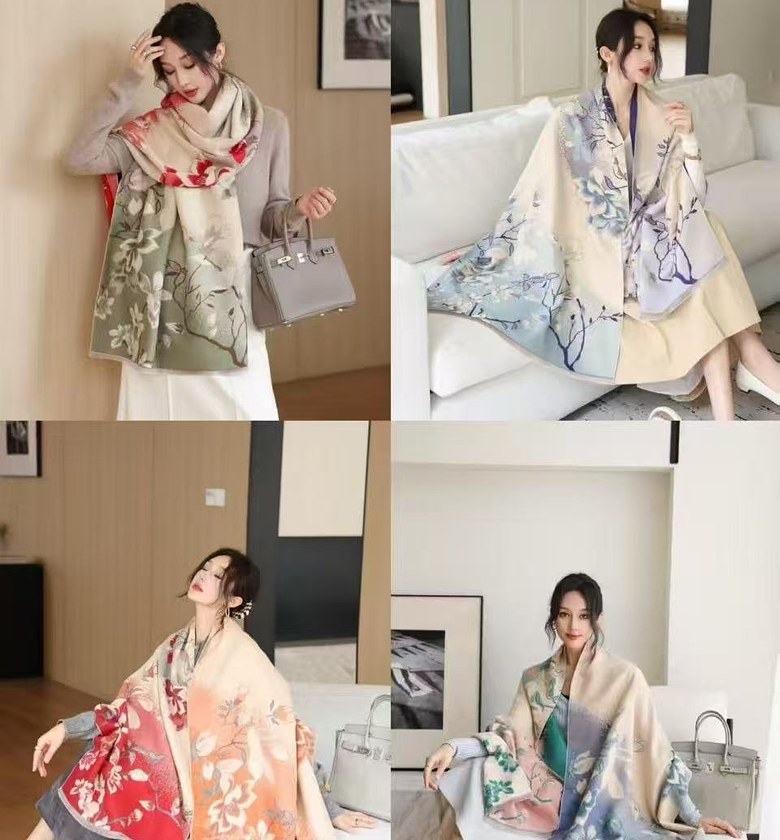 Cashmere scarves image