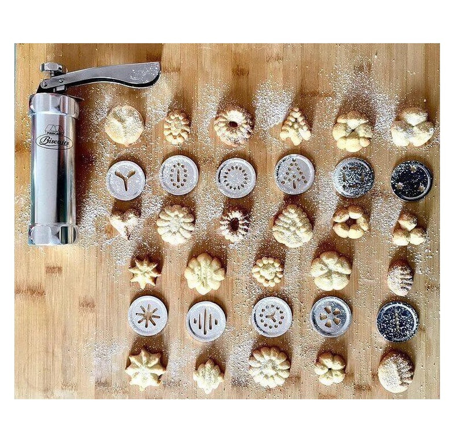 Stainless Steel Cookie Press Biscuit Maker Icing Gun Set Kenya image