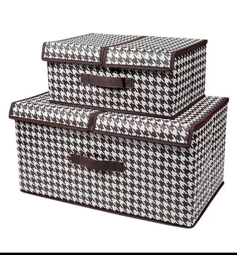 2pc Decorative clothes organizer  image