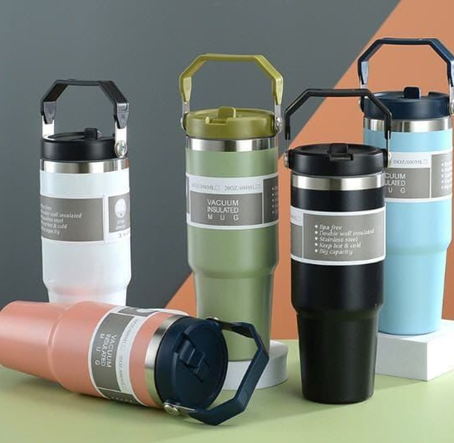 890ml Thermal coffee cup image