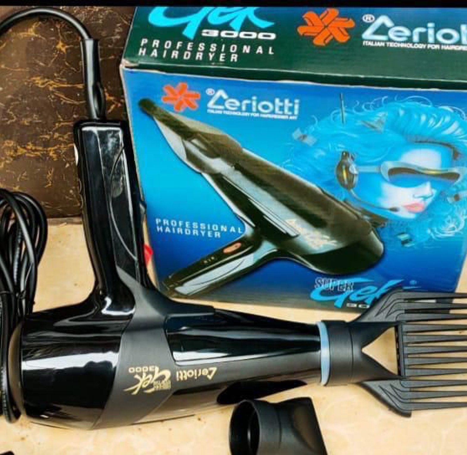 Ceriotti Hair Dryer, Gek 3000, Blow Dryer, Blow Dry image