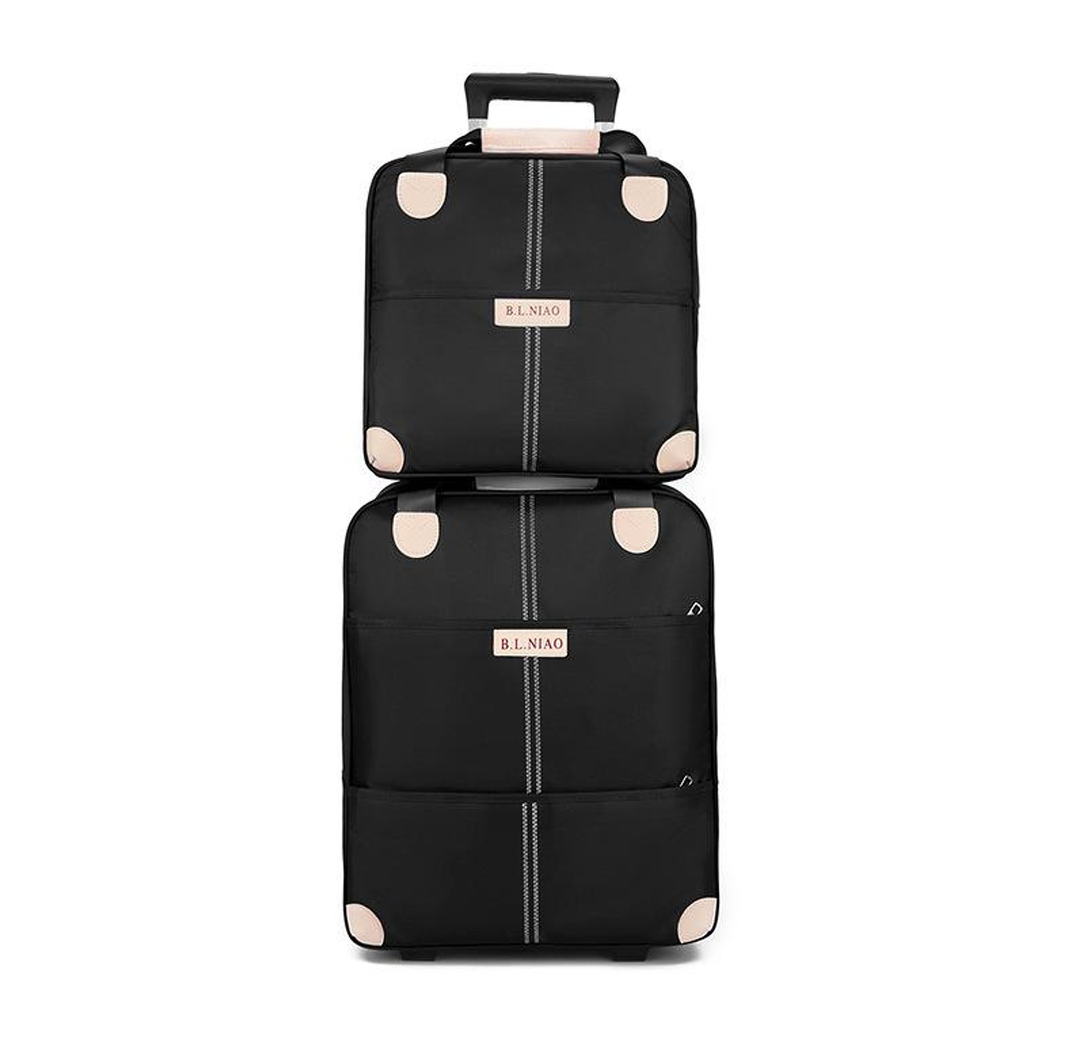 2-in-1 Trolley Travel Suitcase Bag image