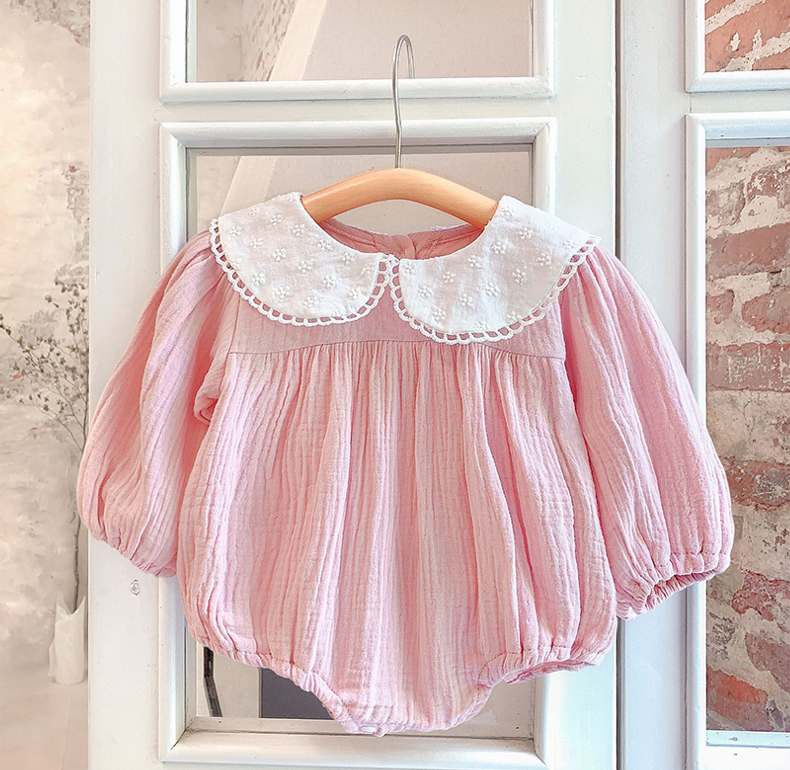 Lace Bloom Baby Onesies image