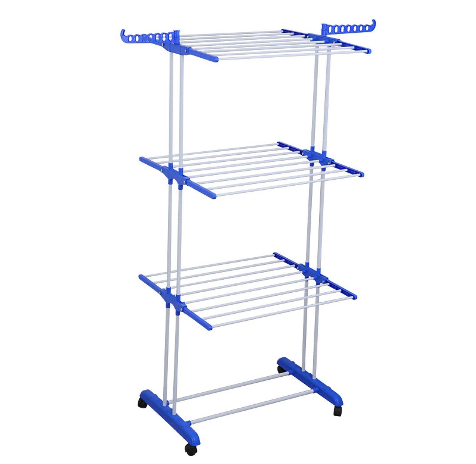3-Tier Folding Drying Rack With Two Wings image