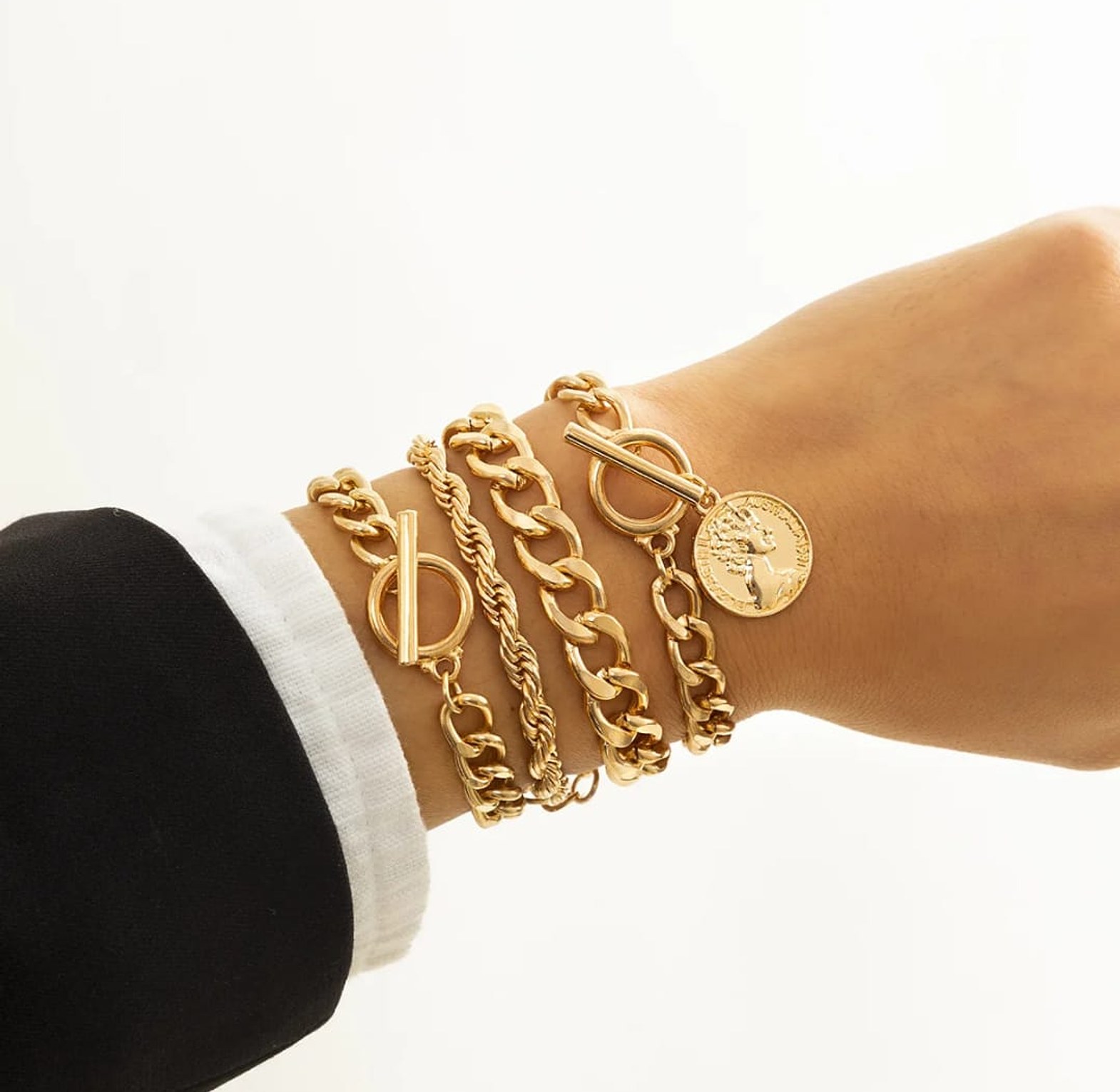 Coin Bracelet Set image