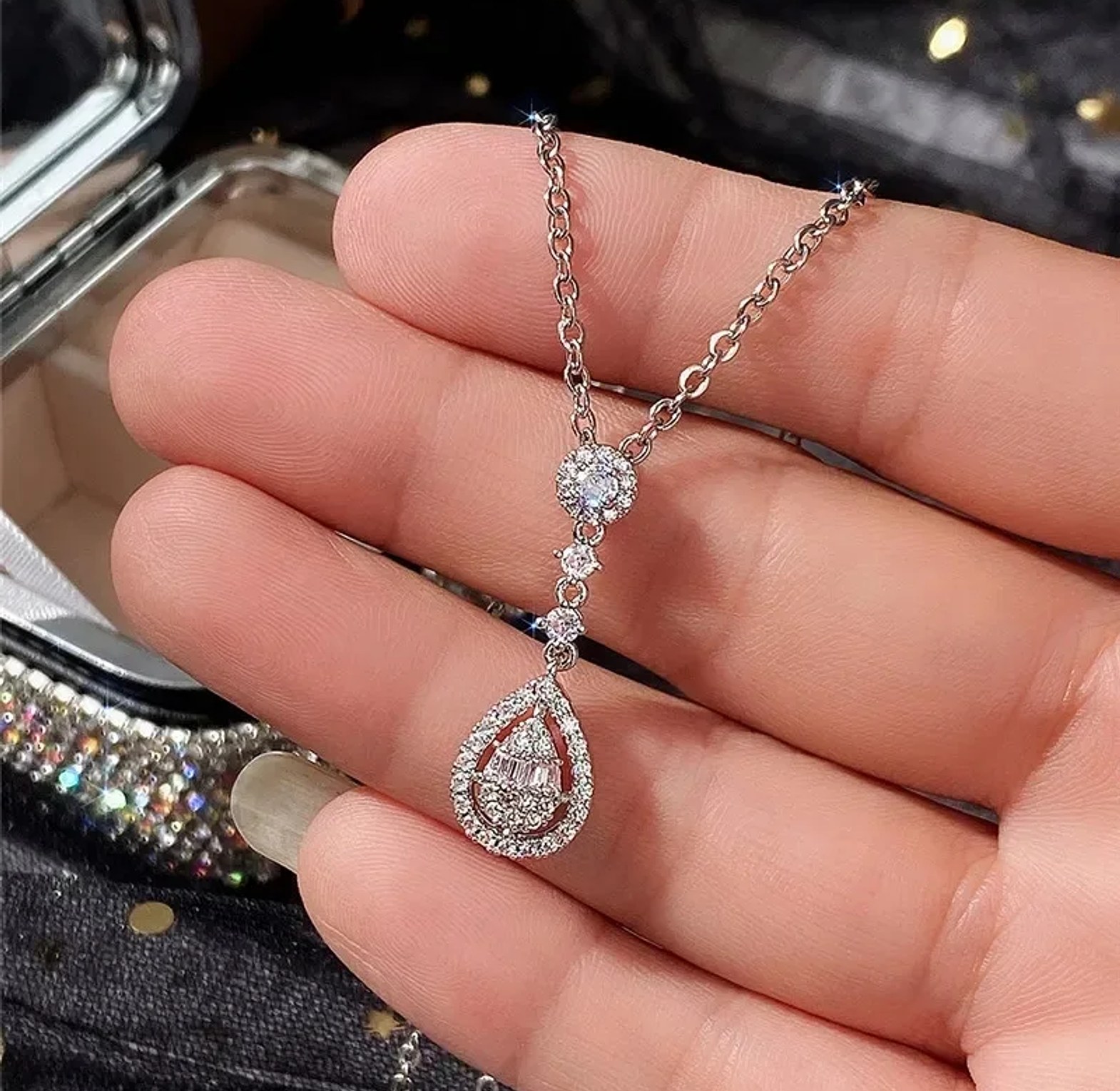 Cubic Zirconia Pendant necklace image