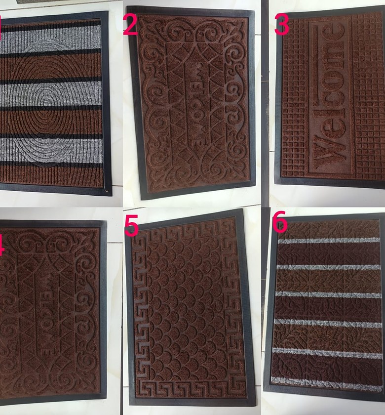 Plain/Patterned Door Mat (40x60 Cm) image