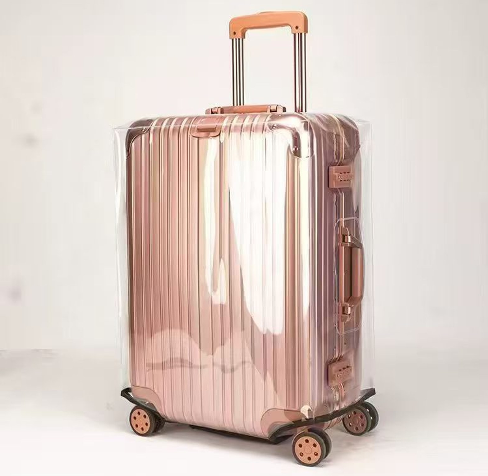 Transparent Suitcase Protector, Cover image