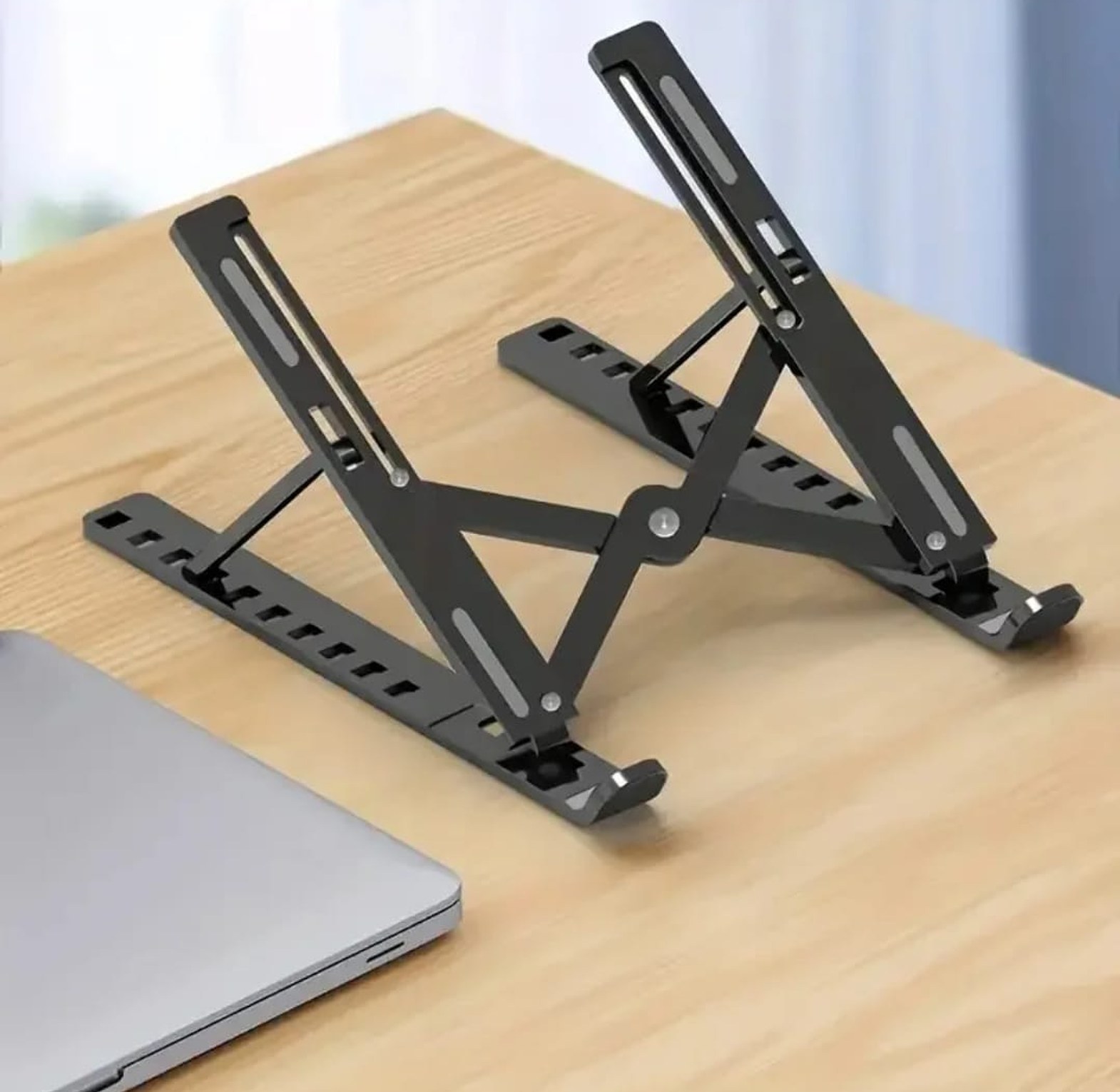 Metallic Adjustable Laptop Stand image