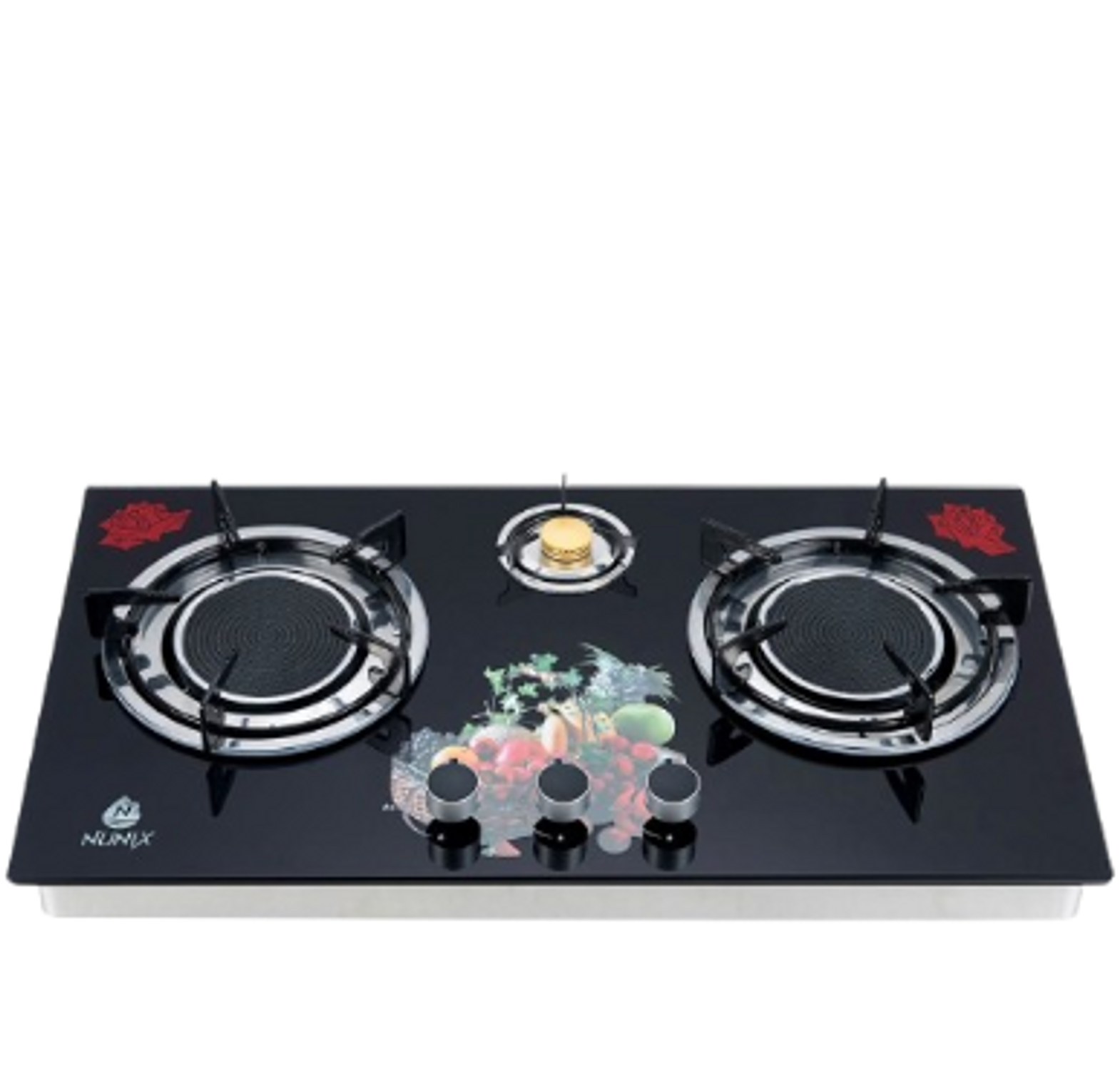 Cooktop. Nunix Gp-007 infrared 3 burner gas stove with low gas consumption. RECOMMENDED image