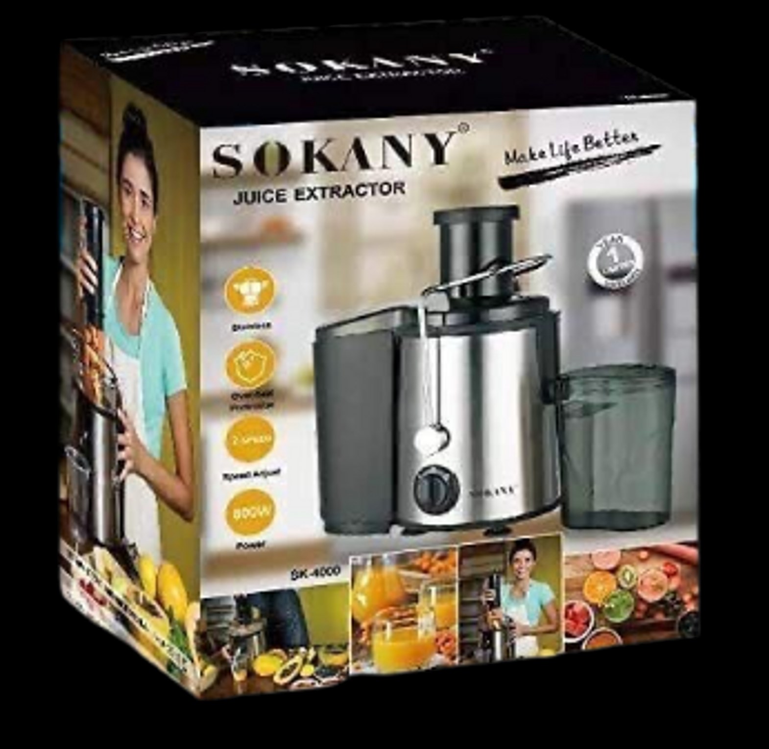 Juicer. Sokany Powerful 800 Watts Juice Extractor/juicer image