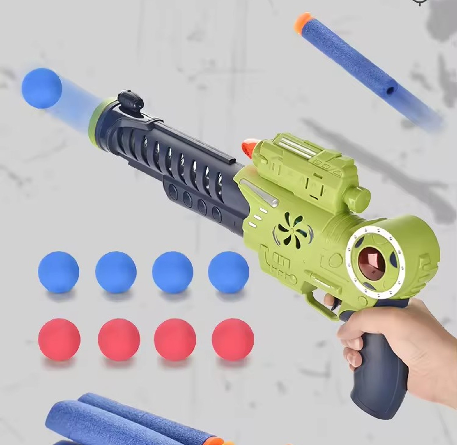 Soft Bullet Toy Gun: Shoot Soft Balls Sucker Darts image
