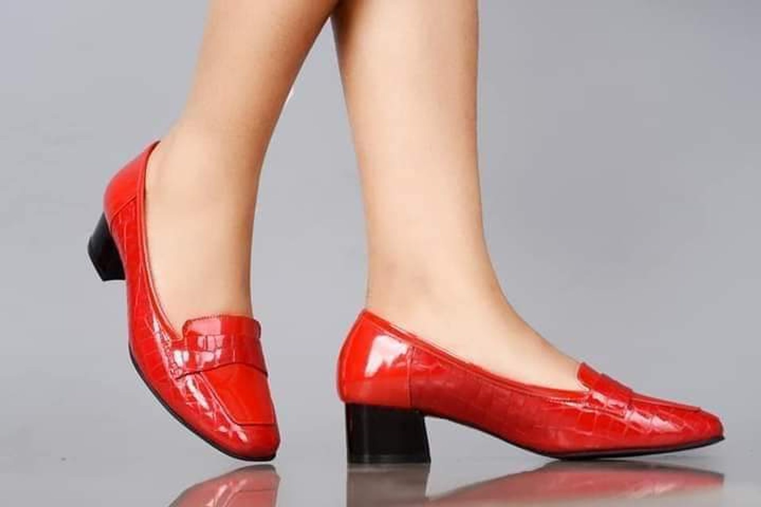 Turkish Premium Pure Leather Shoes – Classic Red Elegance image