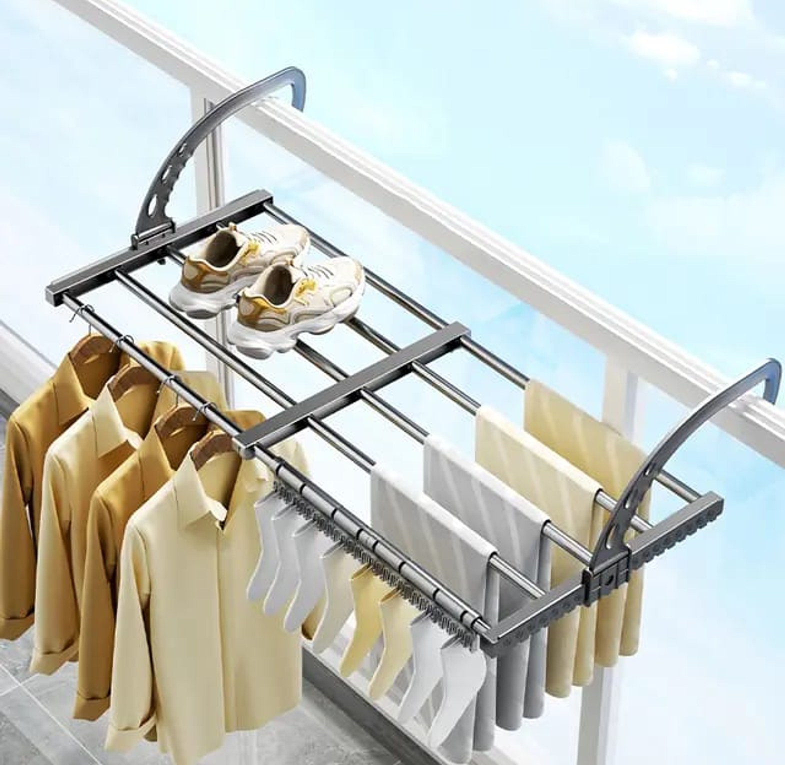 Foldable Clothes Drying Rack image