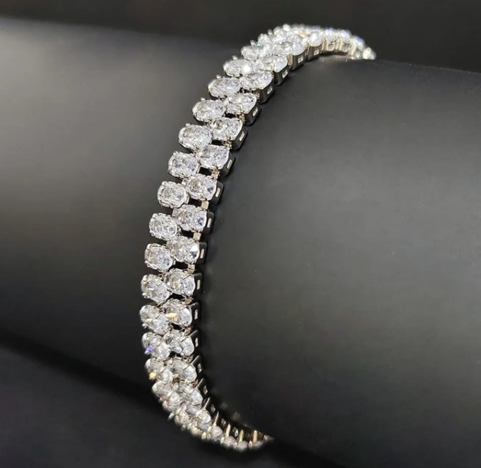 Double tennis bracelets  image