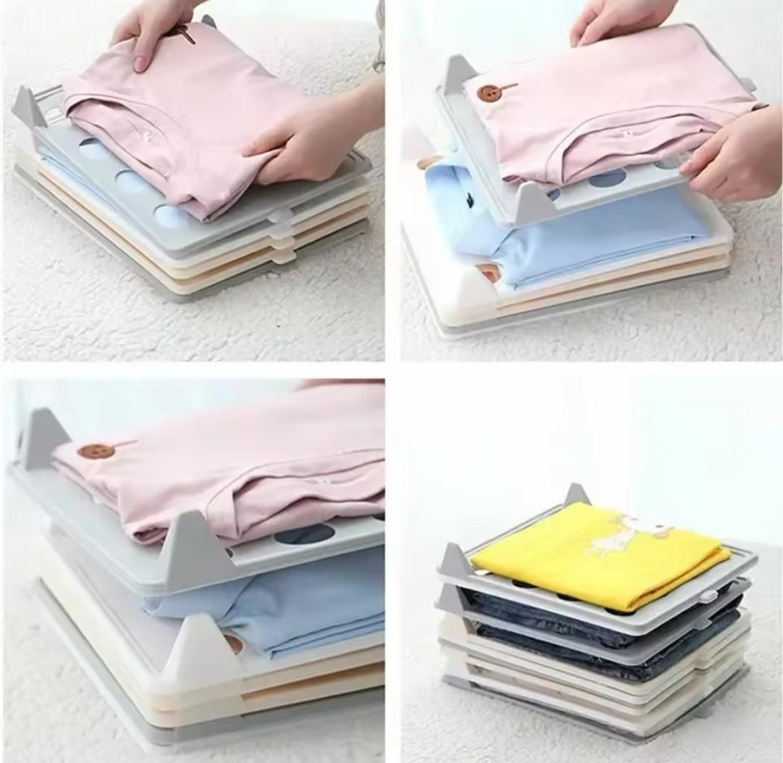 Folding Board Plastic T-Shirt Organizer image