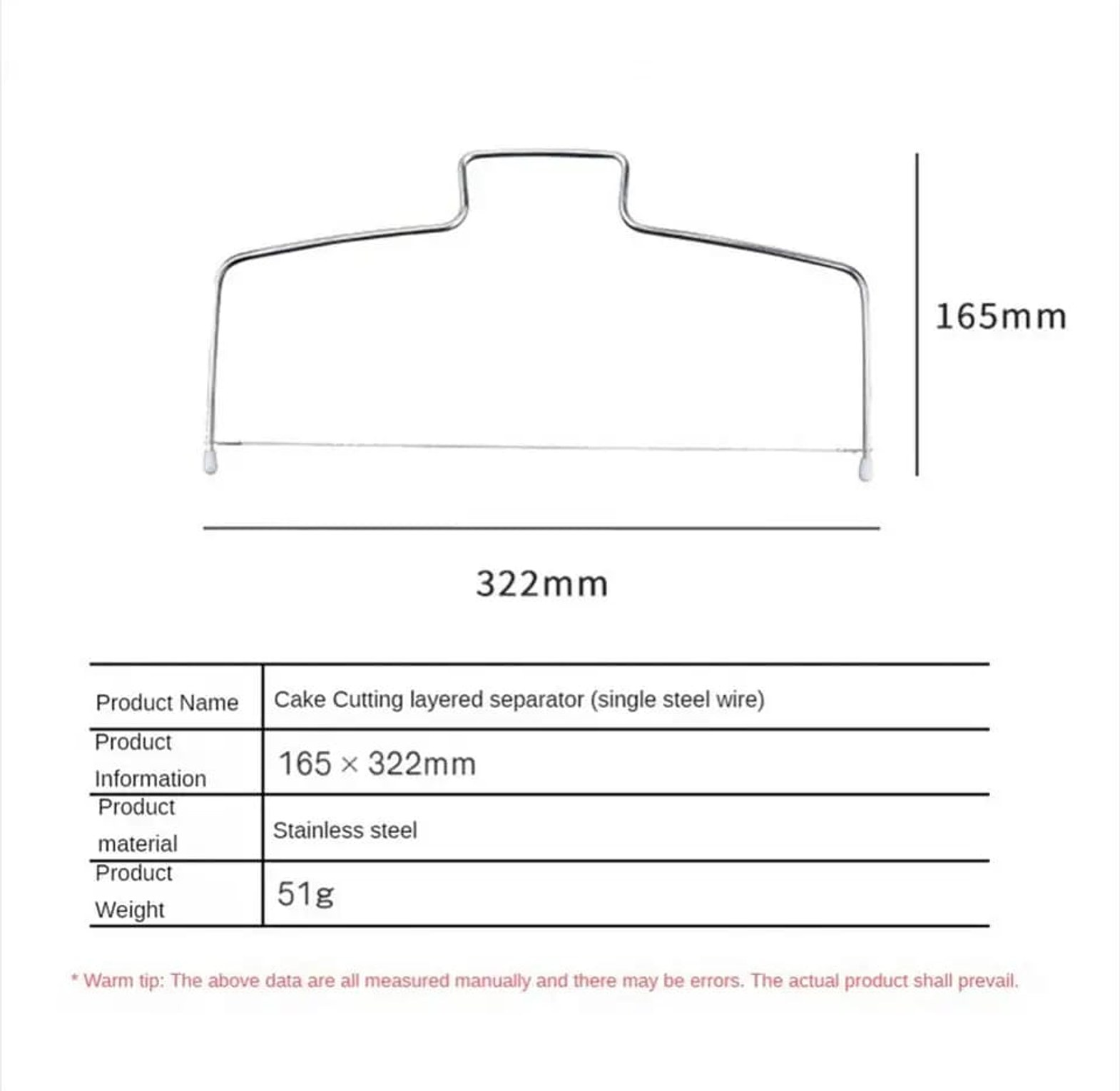 Double Wire Adjustable Cakes Cutter  image