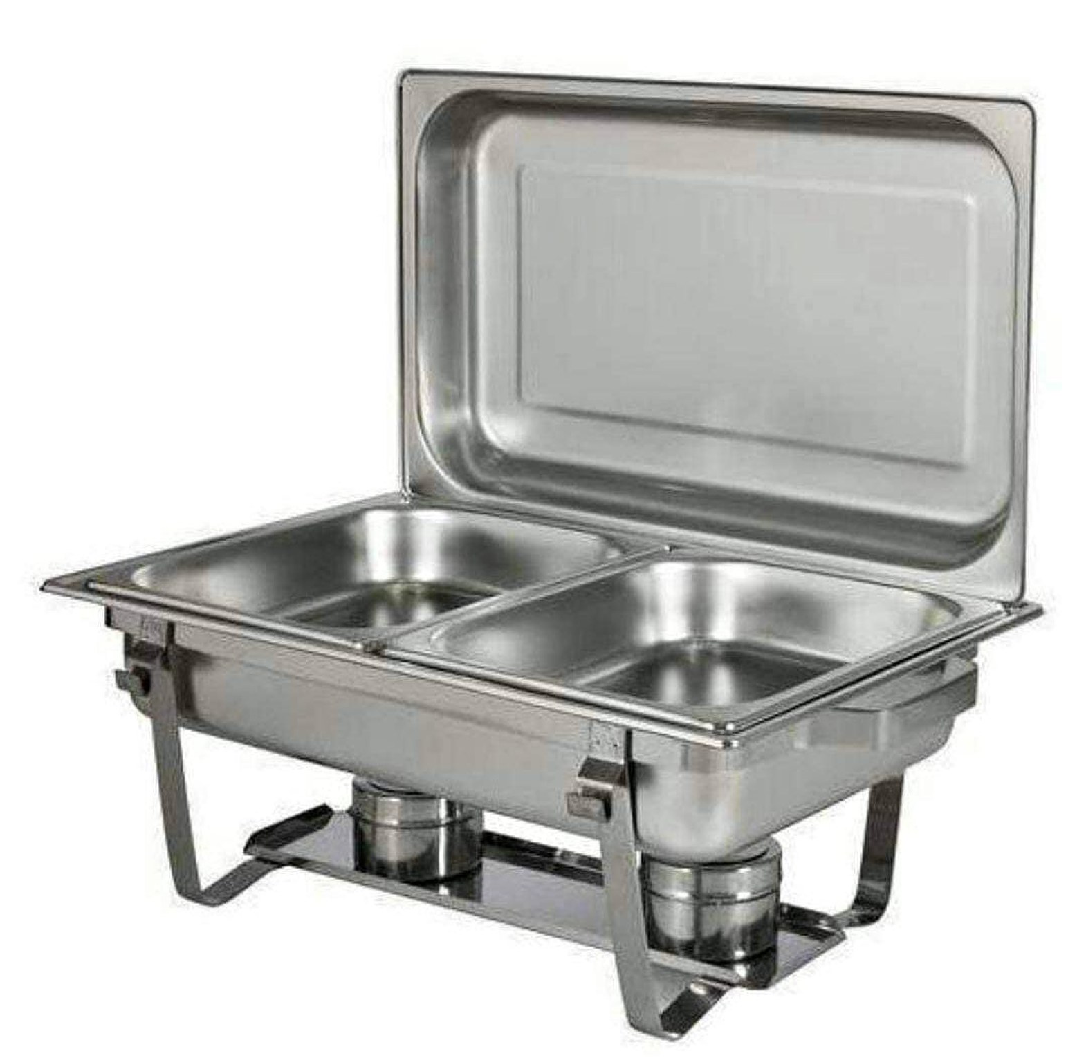 Signature Spacious 3 Compartment Serving Chaffing Dish Warmer For Buffet Catering 9L image