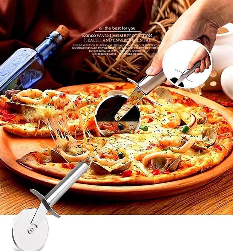 Stainless Steel Pizza Cutter image