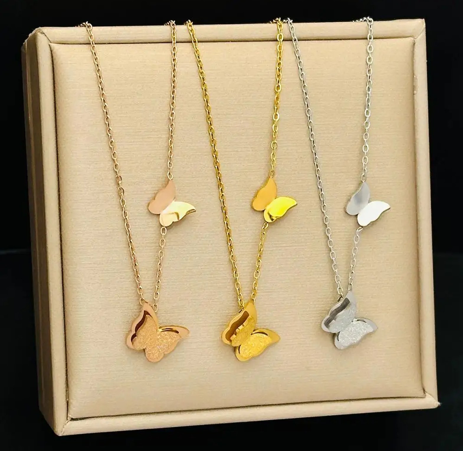 2 Butterfly Necklace  image