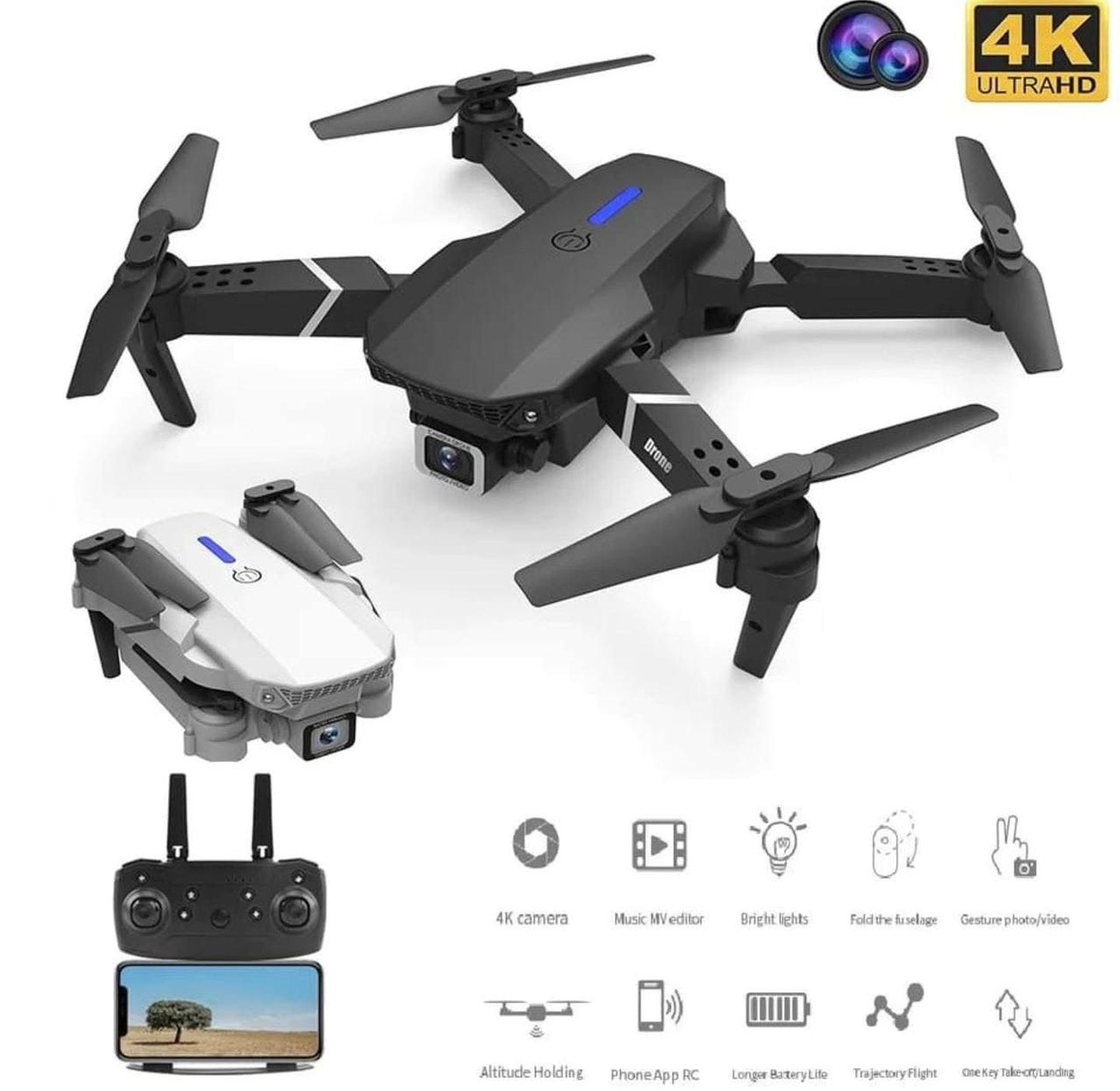 Foldable Aerial Camera RC Drone image