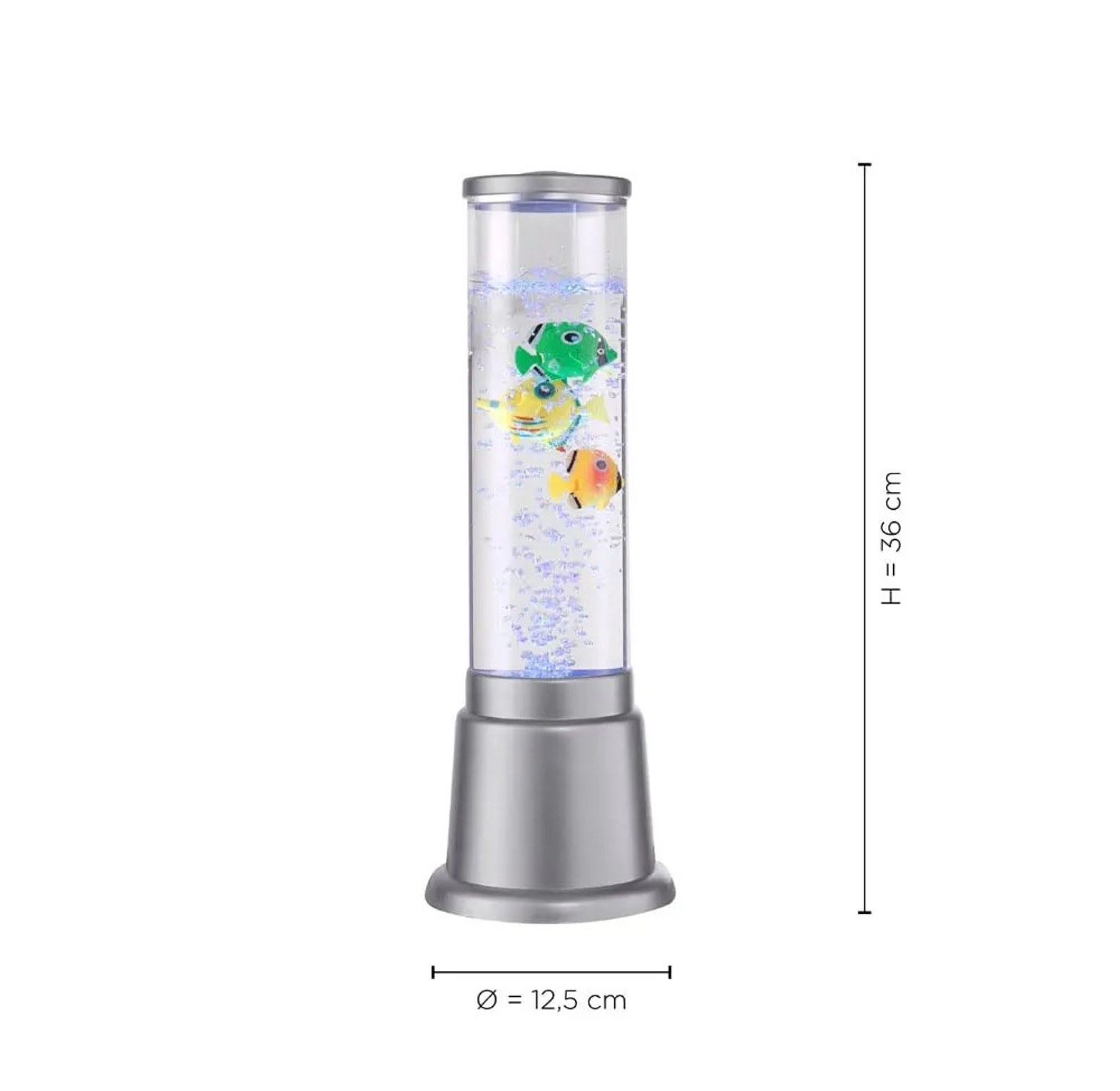 Kids Bubble Fish Lamp 38cm Color Changing Night Light image