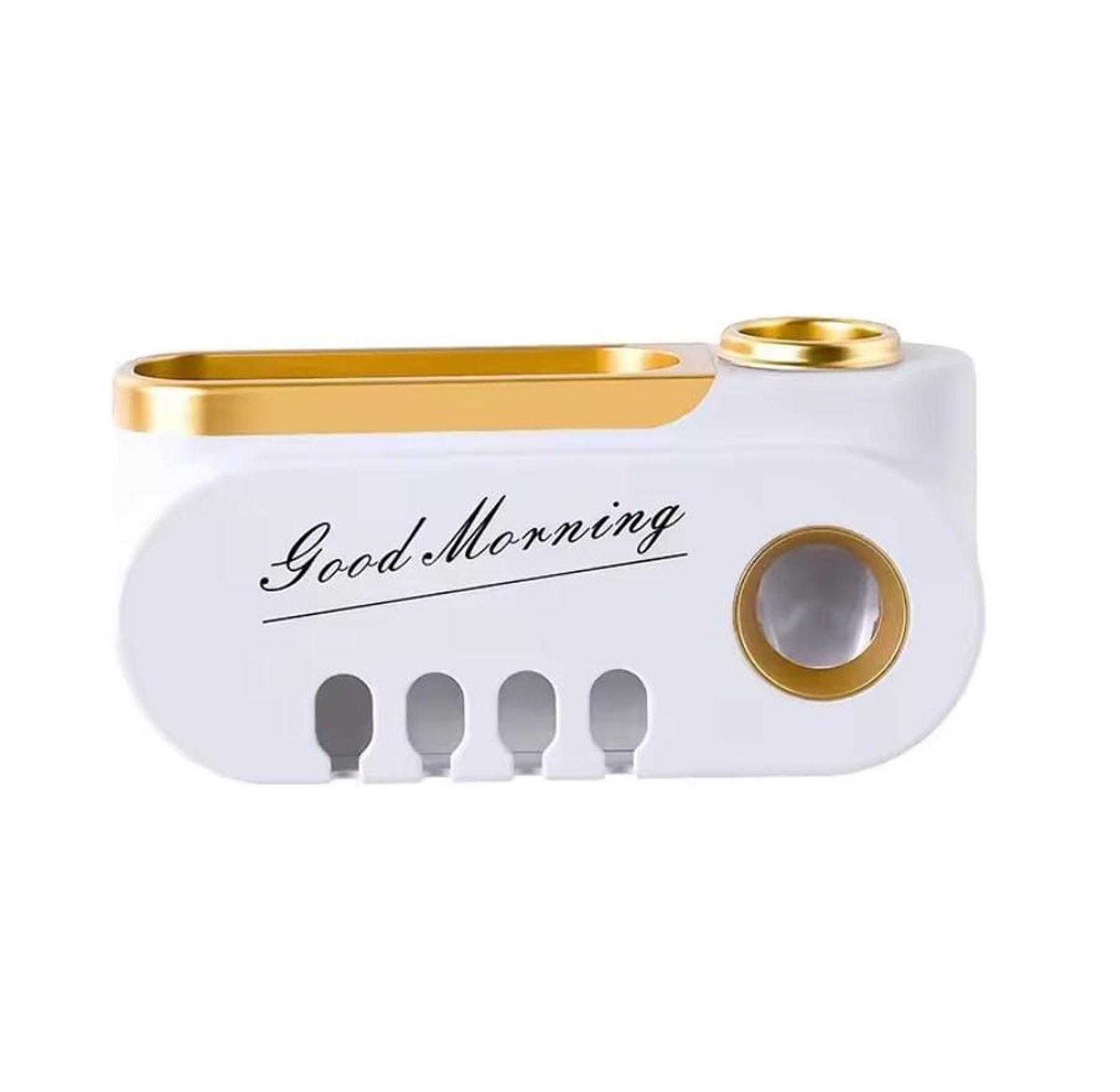 Automatic Toothpaste Squeezer Dispenser Toothbrush Holder image
