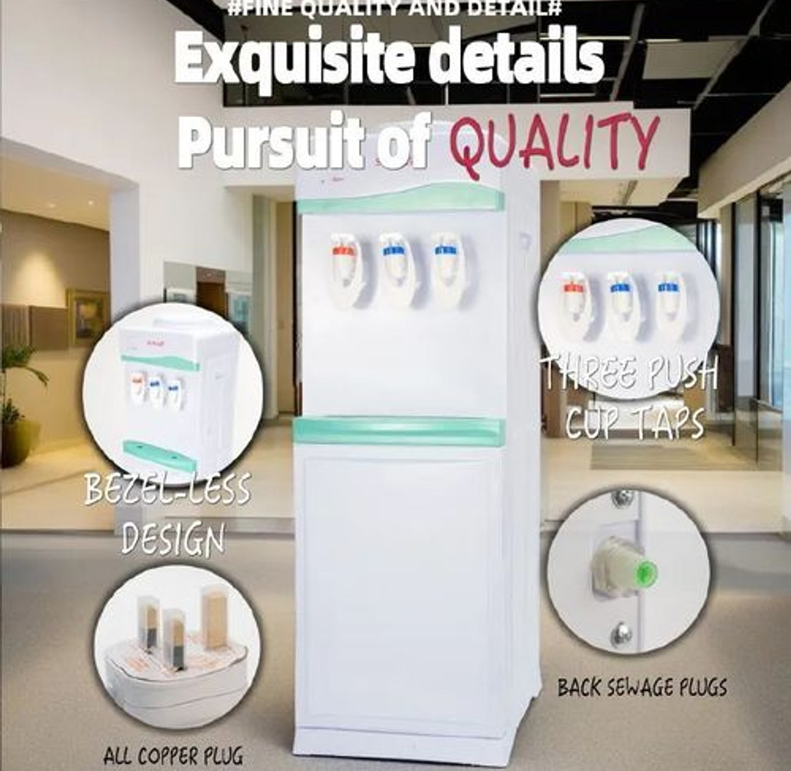 Sonar A7C Hot , Cold And Normal Free Standing Water Dispenser Water Dispensers Household 5.0 image