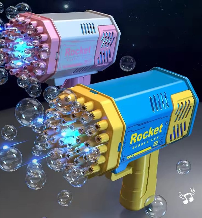 40 Holes Bazooka Bubble Gun Machine image