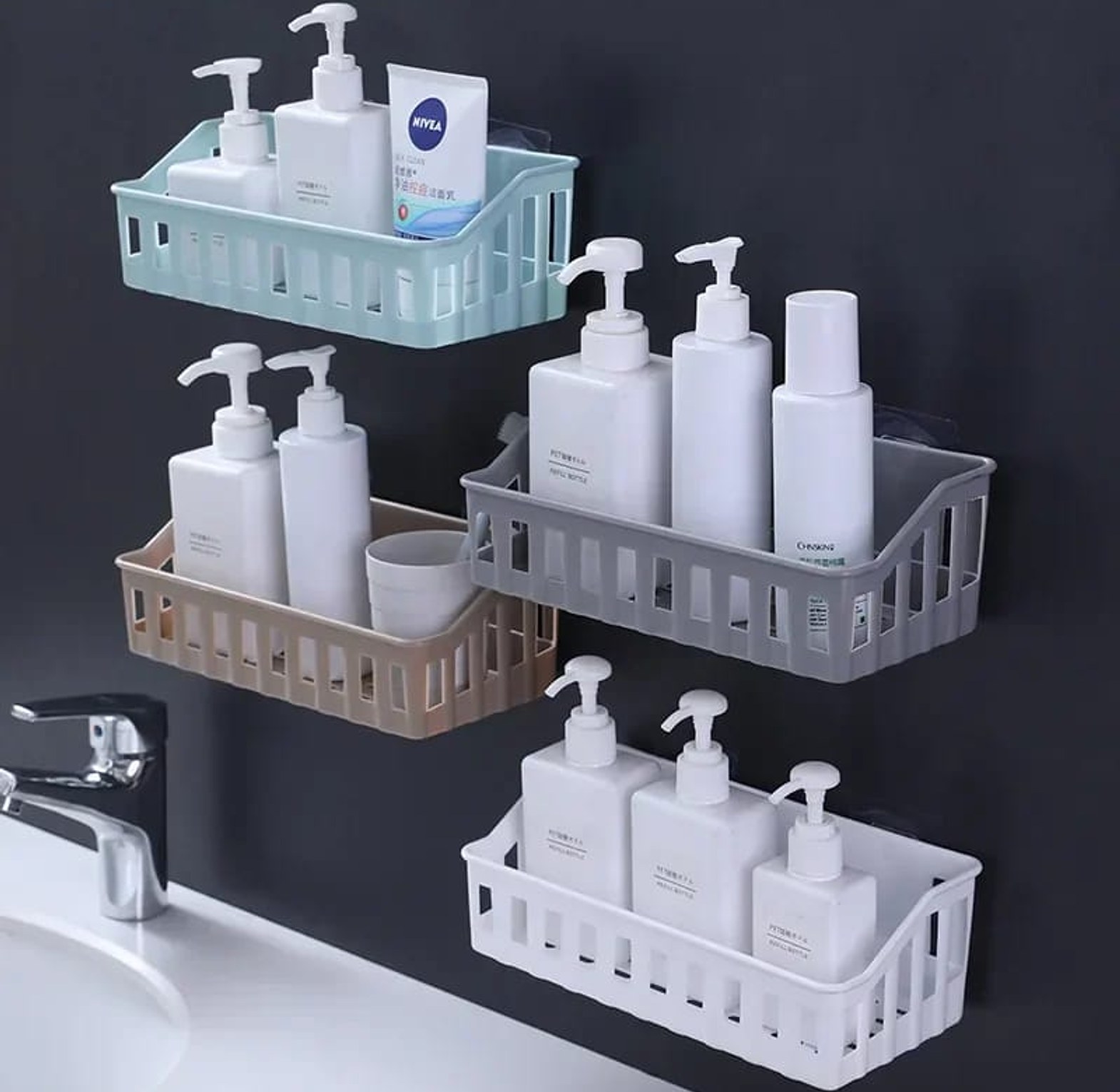Bathroom Organizer Non-perforated image