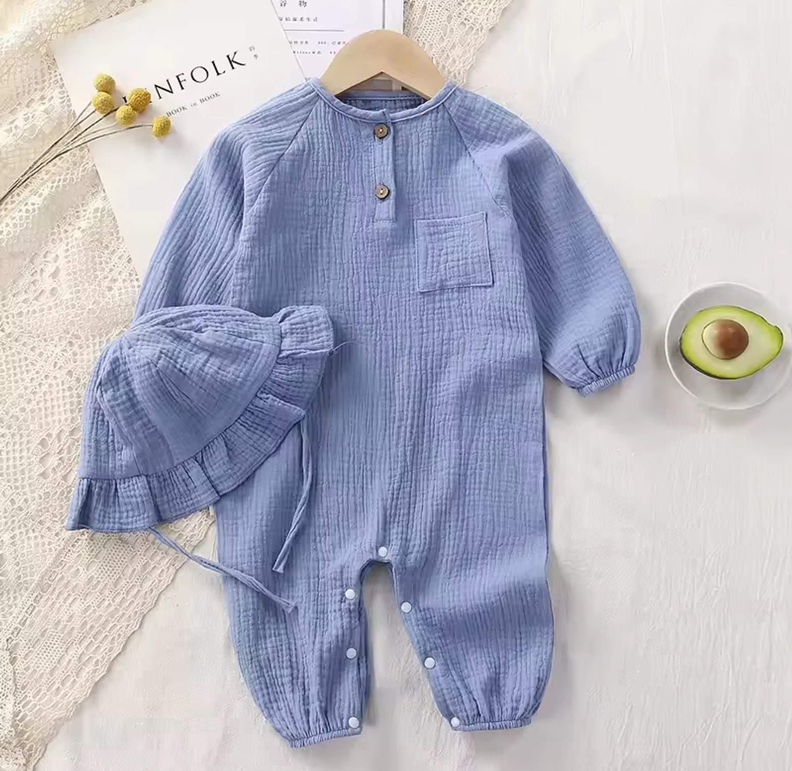 Muslin Breeze Romper Set image