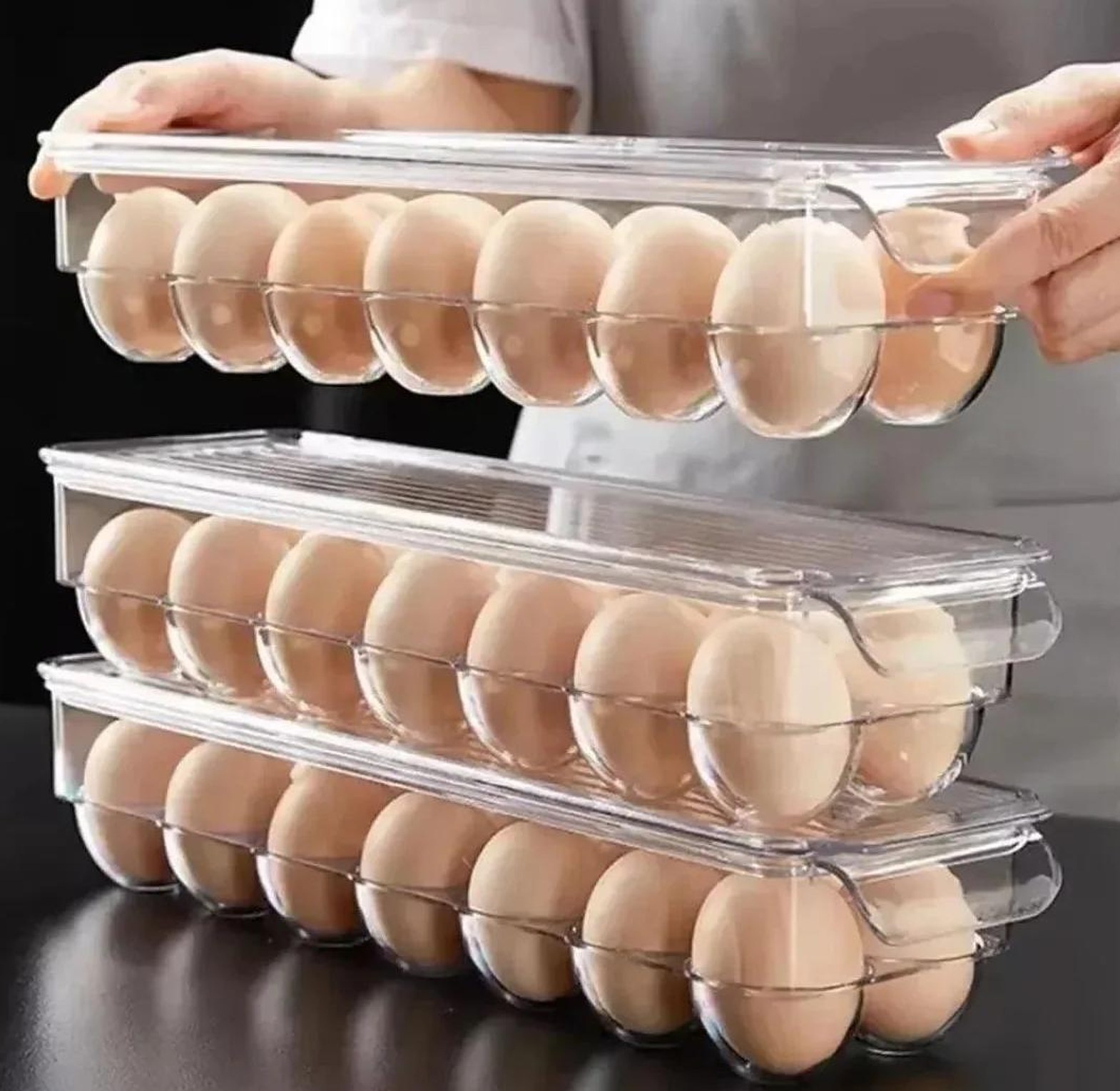Acrylic egg holder 14 slot image