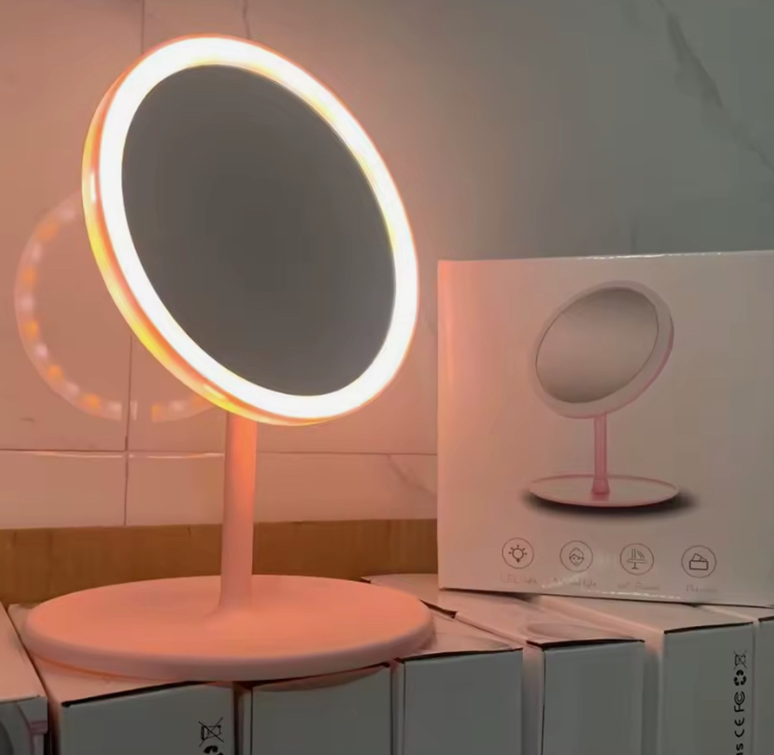 LED makeup mirror  image