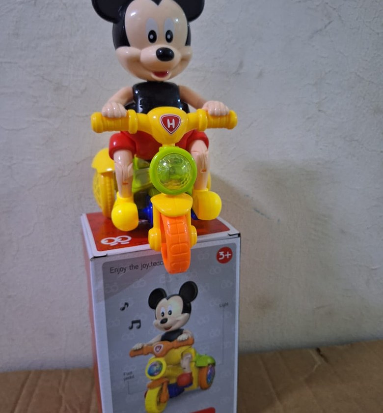 kids bubble gun. Musical Rats Ride Bicycle image