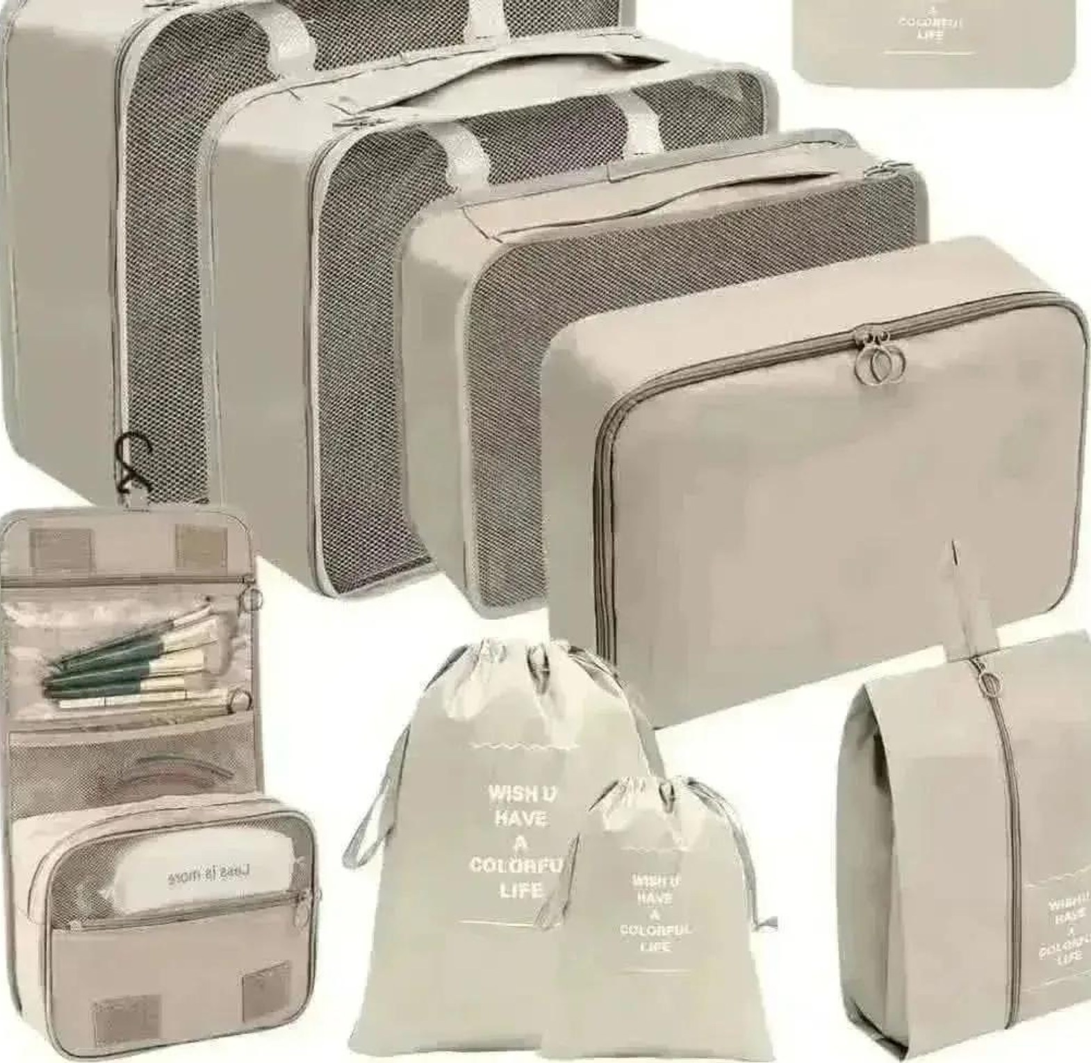 9pcs Luggage Travel Organizers For Suitcase image