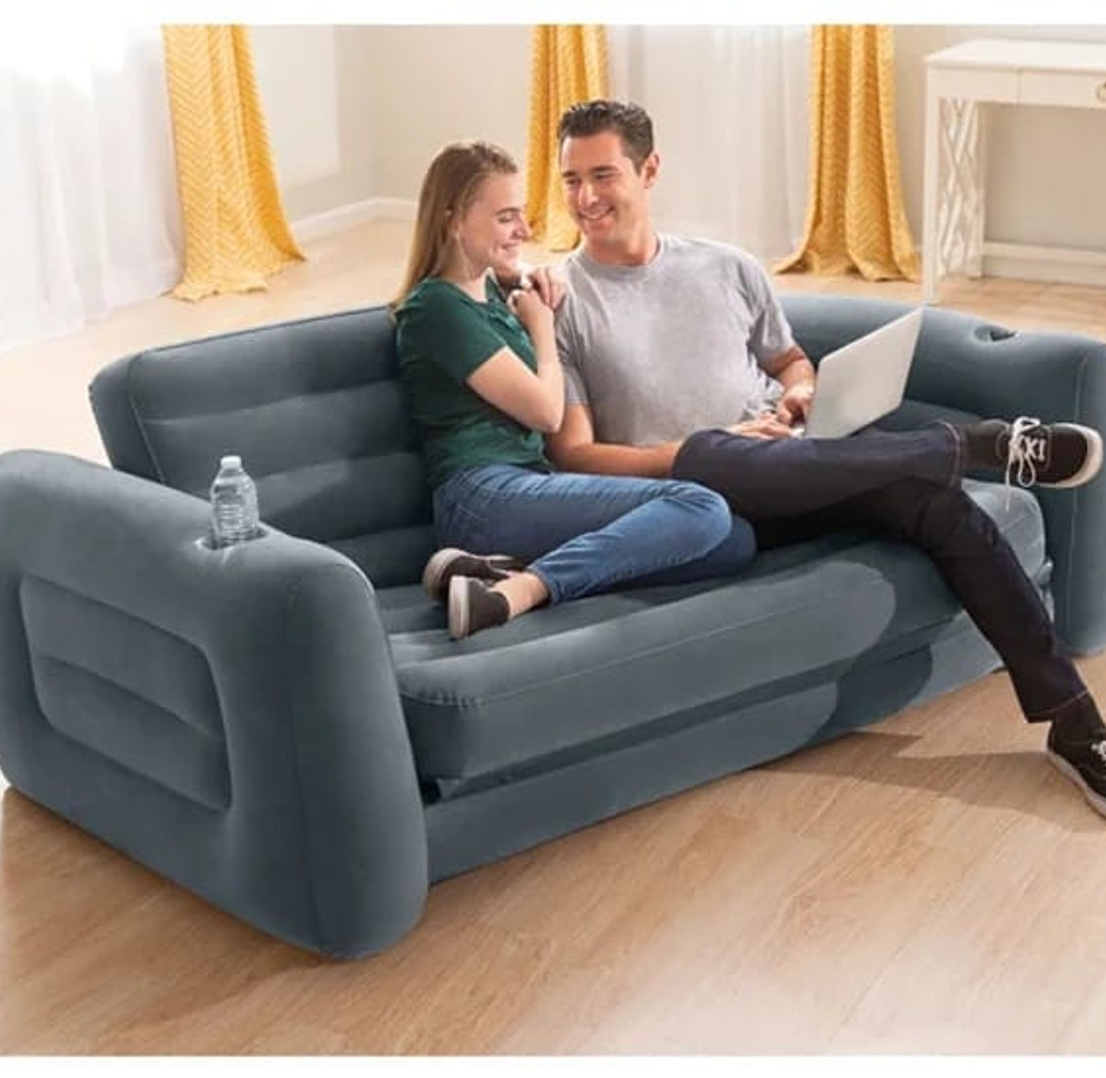 Intex 3-Seater Inflatable Pull-Out Sofa image