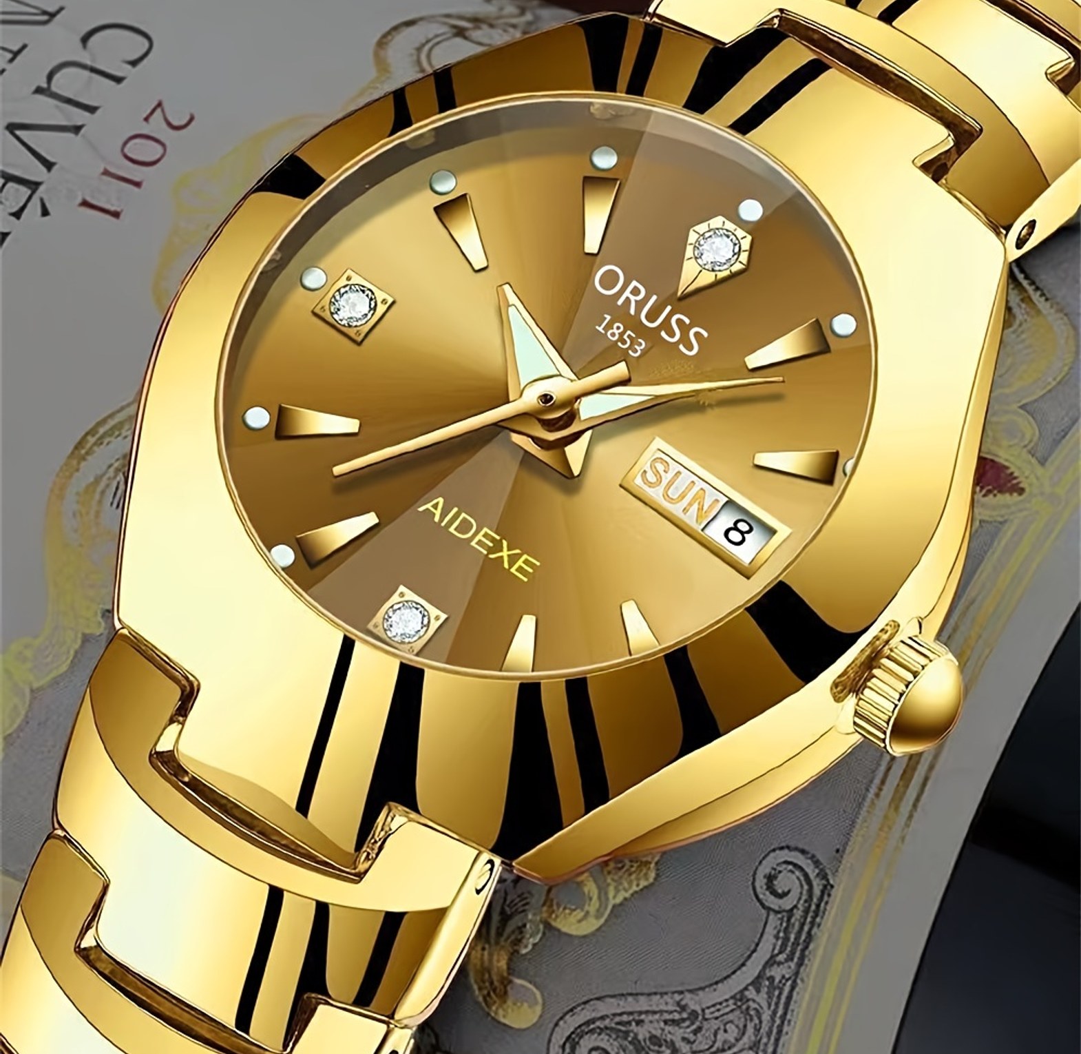 Oruss Gold Plated Women's Watch  image