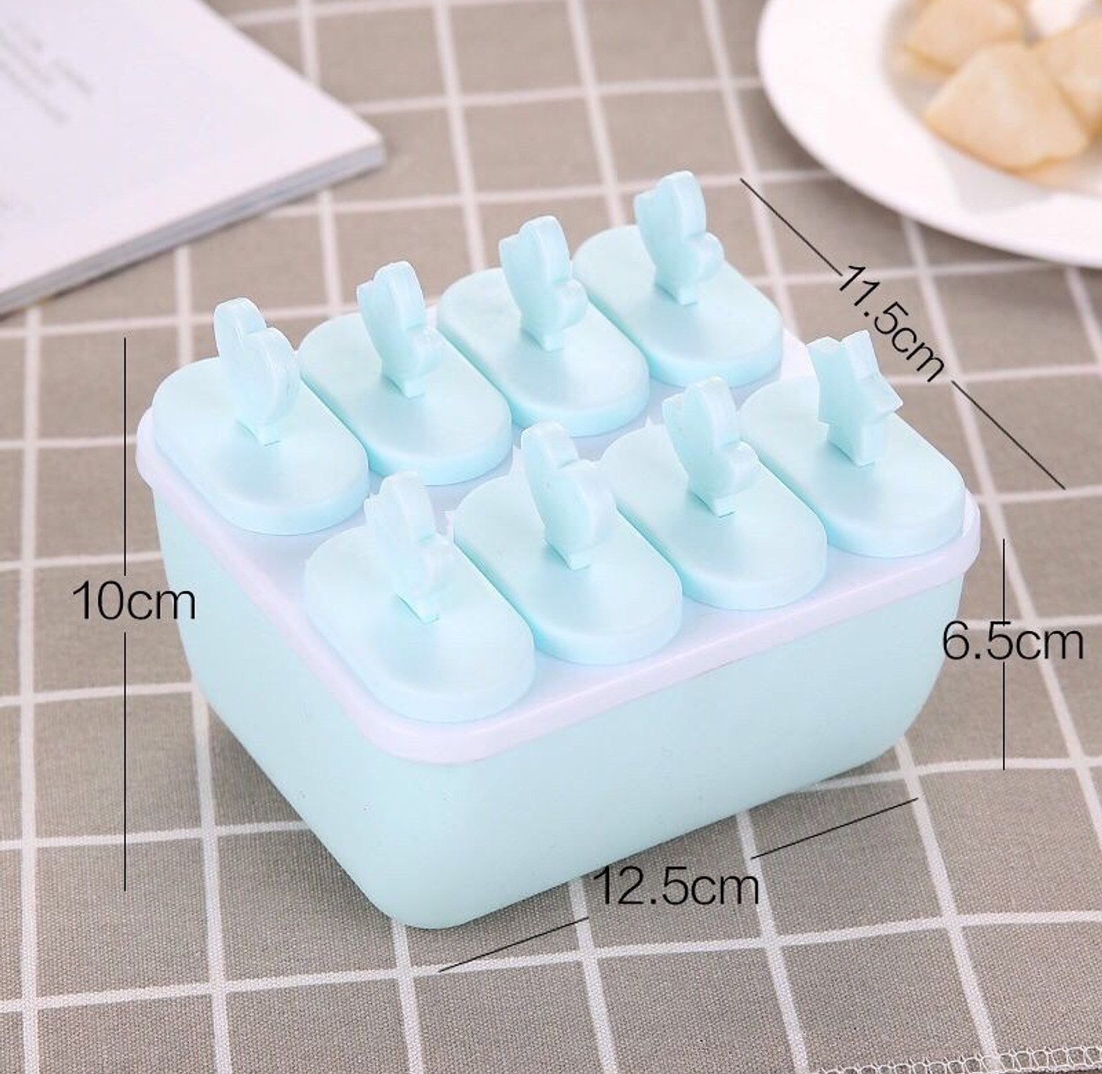 Popsicle Molds 8 Grid Ice Pop Molds  image