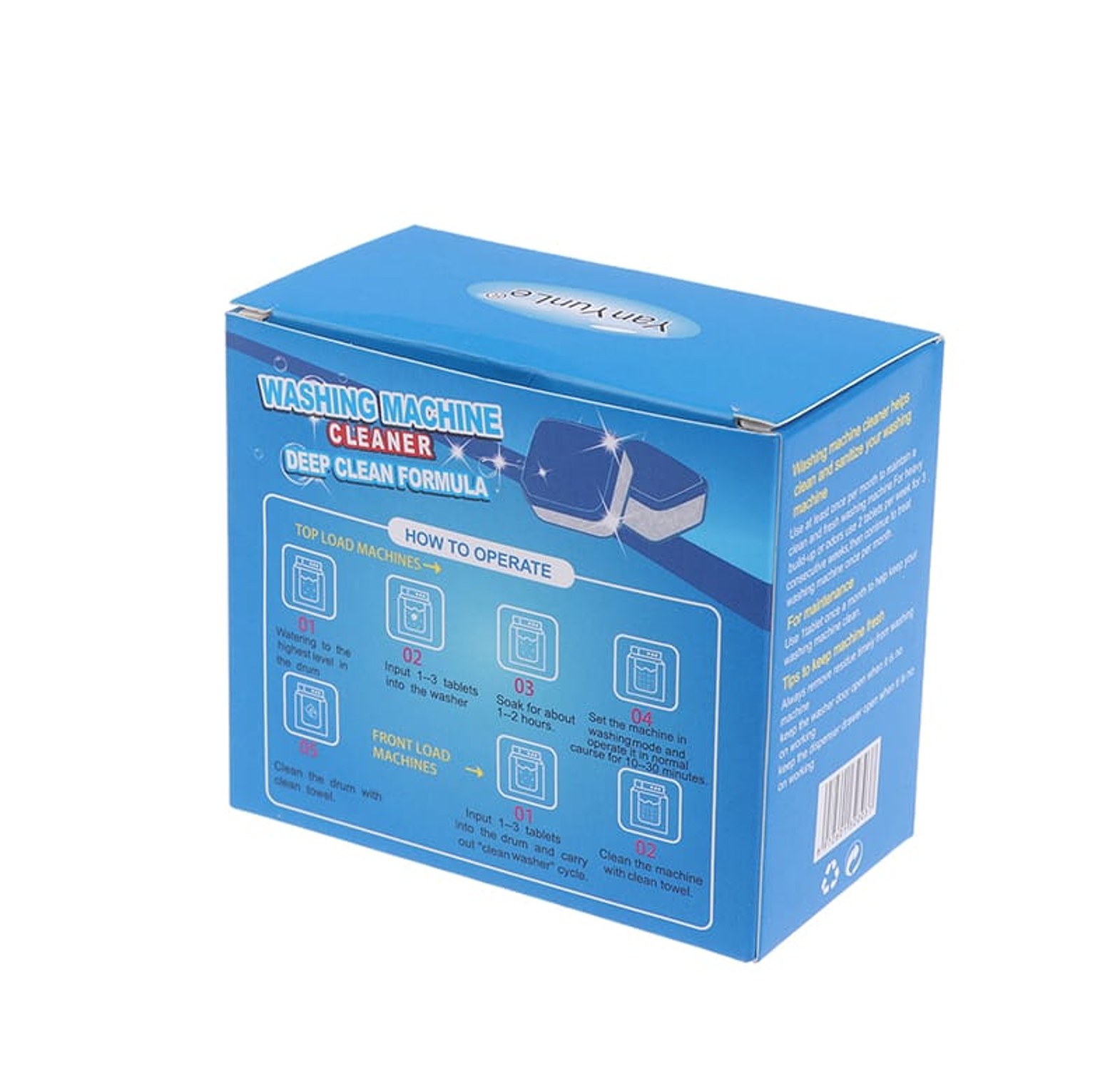 Drum Washing Machine Antibacterial Cleaning Tablets image