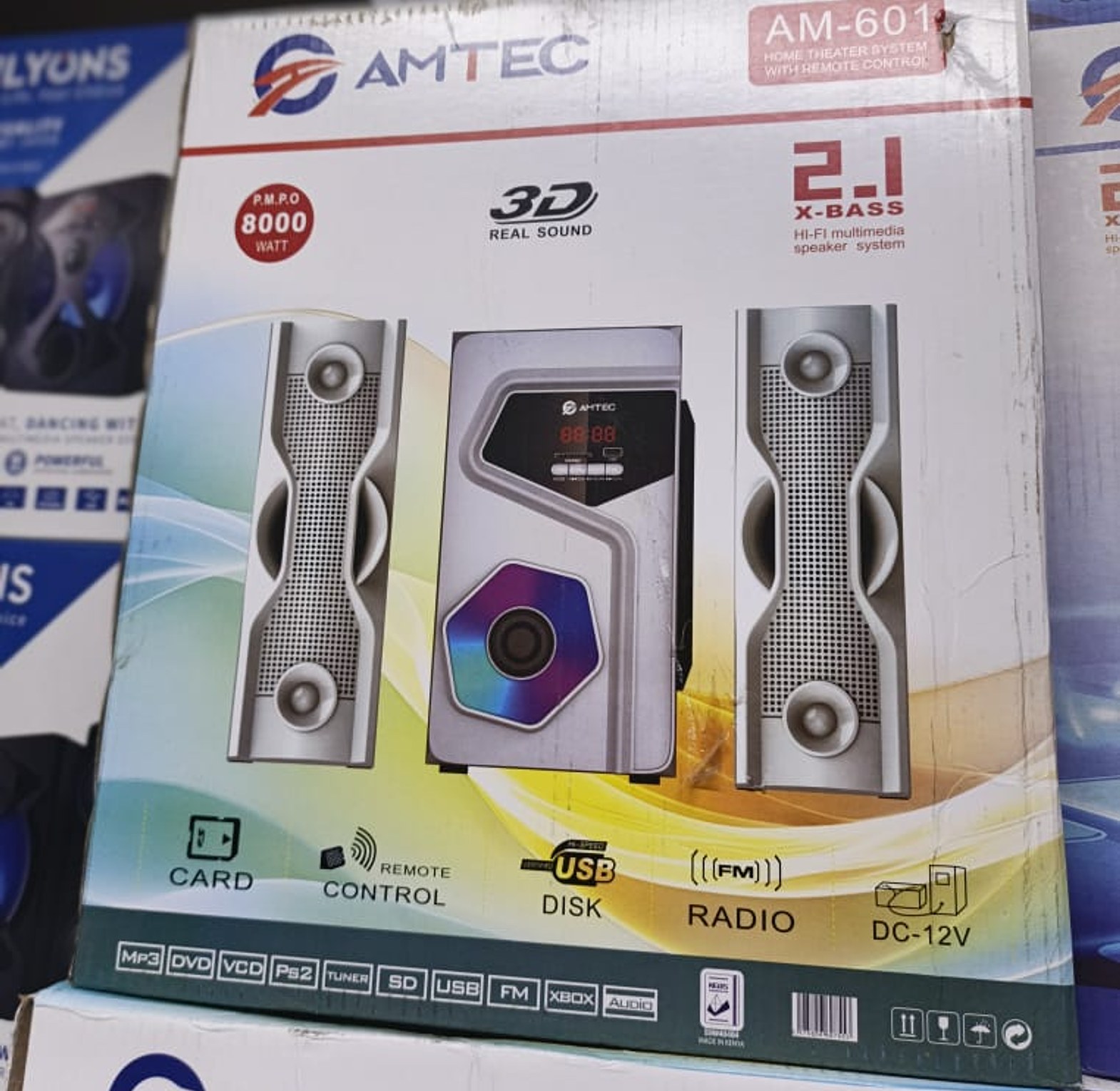  Amtec AM-601 Home Theater System.  image