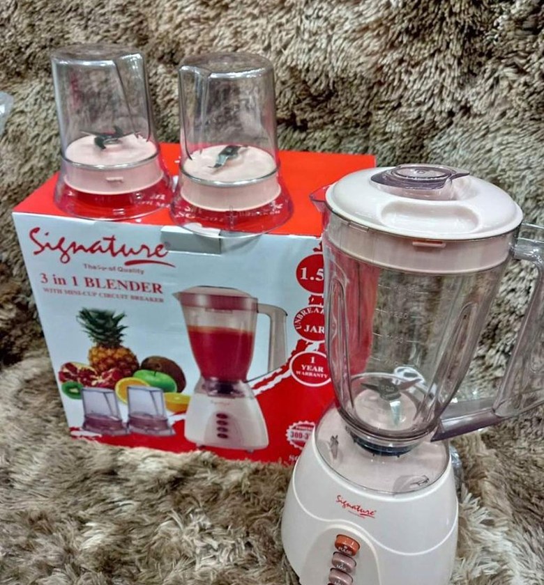 Blender. Signature 3 IN1 ELECRTIC BLENDER WITH GRINDER image