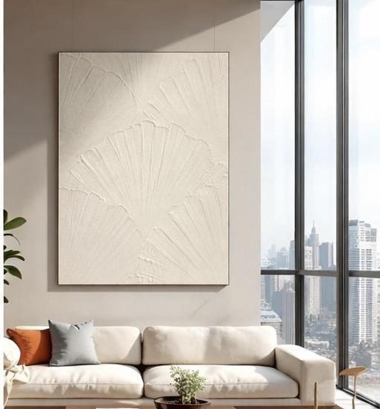 Minimal Textured Wall Art – Organic Sculptural Panel image