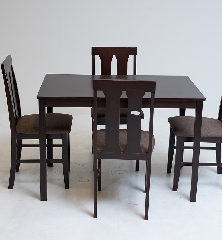 TABLE DINNING + 4 CHAIRS  image