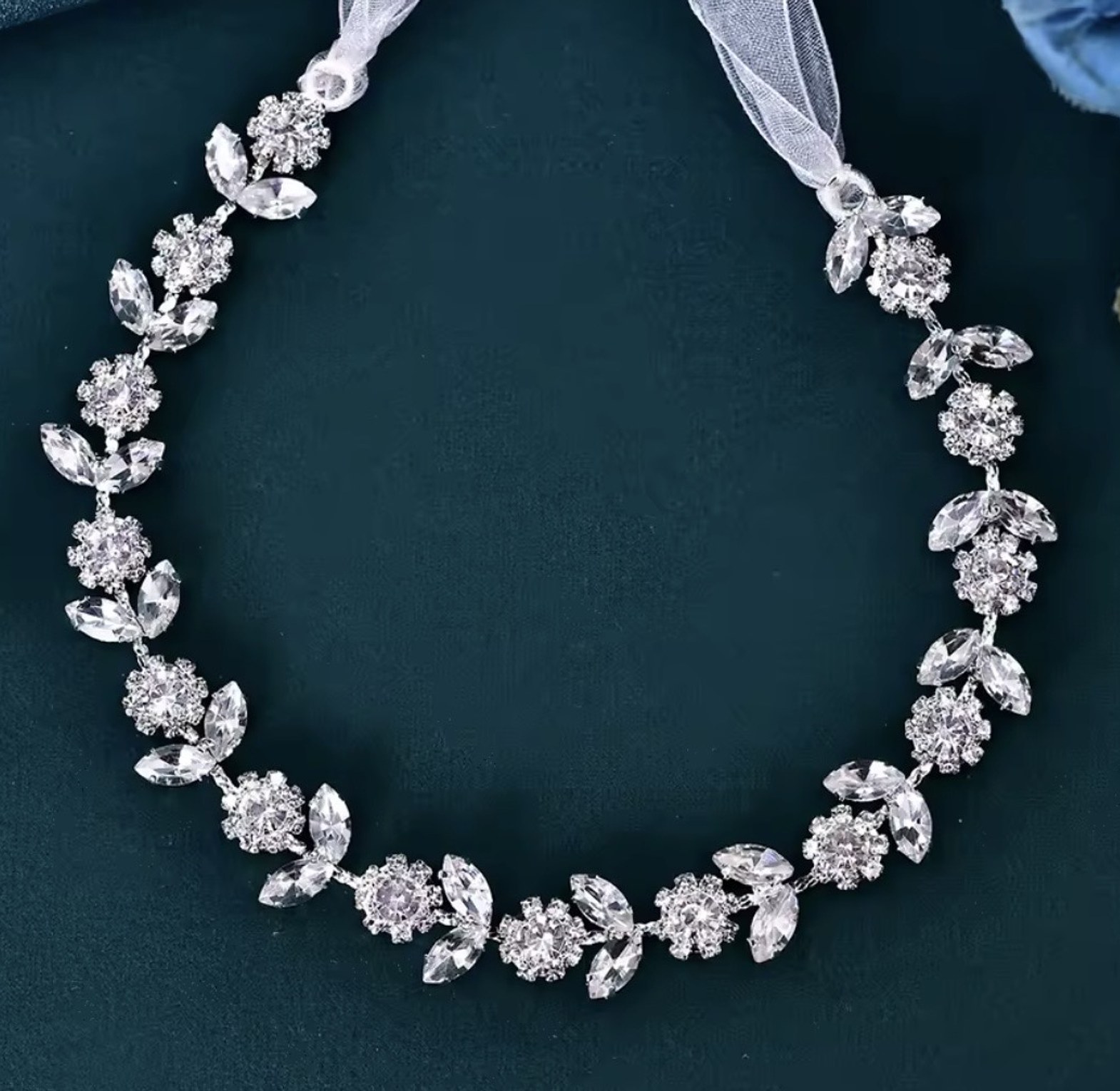 Arboreal Crystal Bridal Forehead Vine image