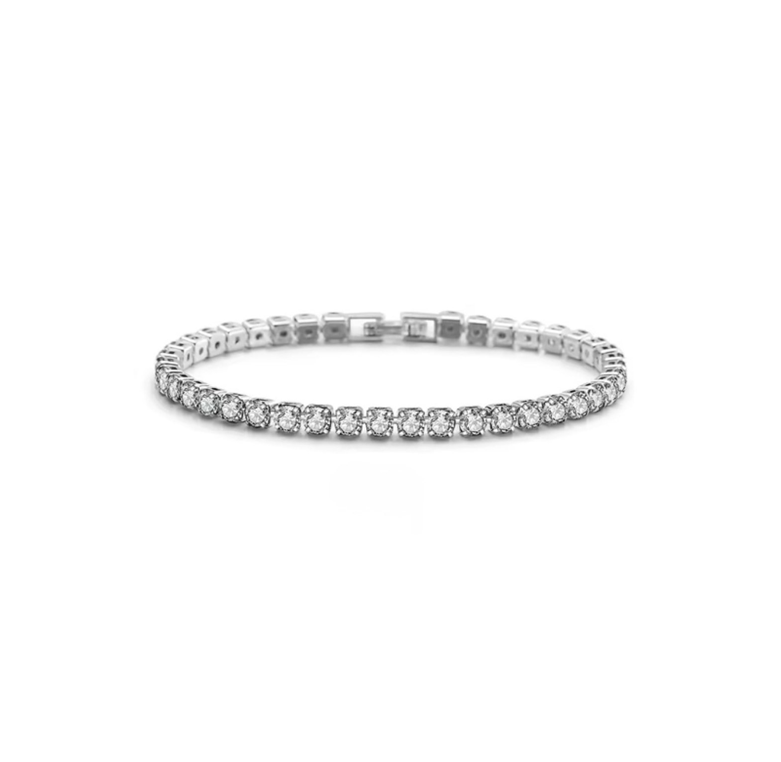 Radiant Emerald-Cut Line Bracelet image