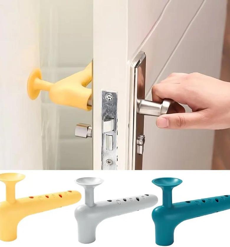 L Shape Silicone Door Handle Protective Cover image