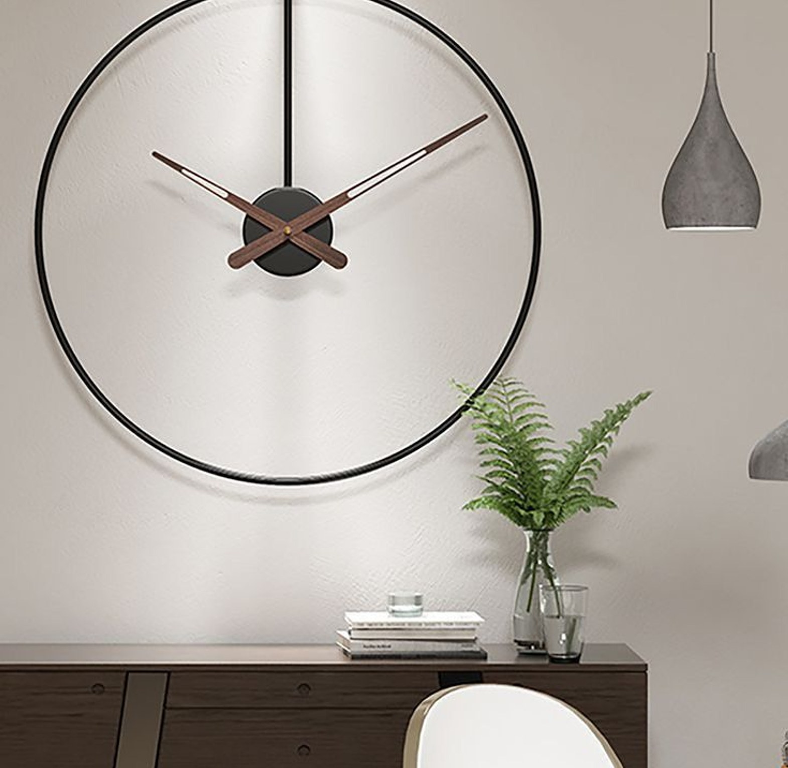 Luxury 60cm Gold Frame Wall Clock image