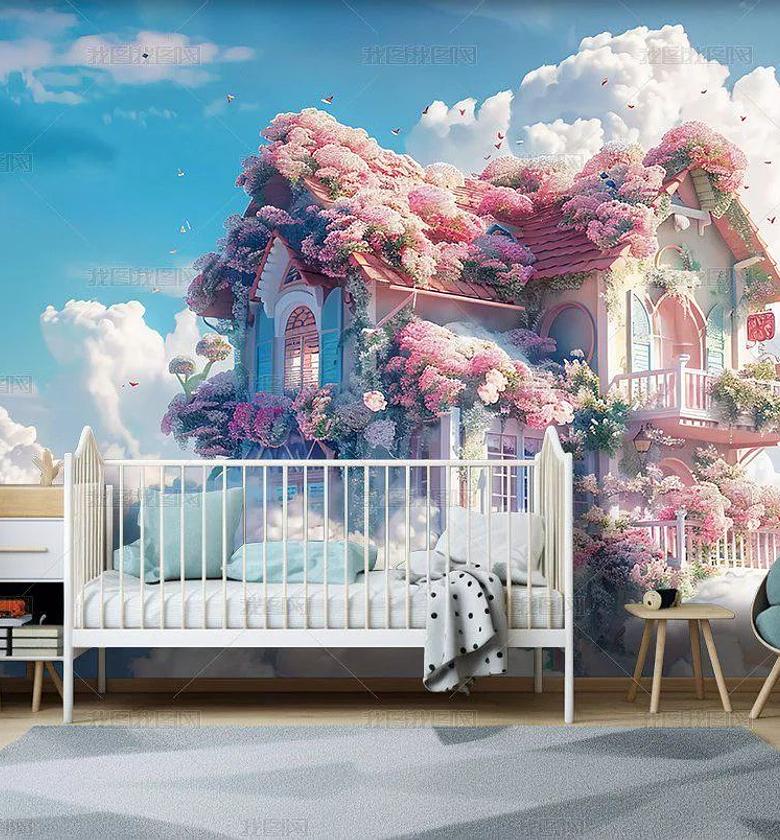 Fairy castle for kids bedroom / playroom image